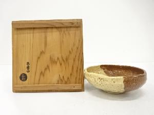 赤膚山焼　大塩正松造　掛分　茶碗